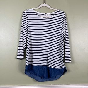 Maison Jules striped top
